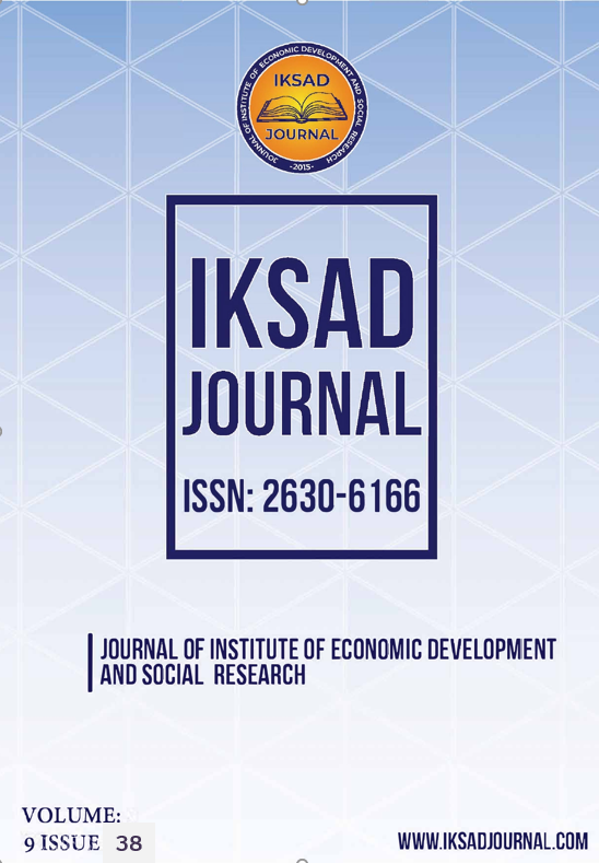 					View Vol. 9 No. 38 (2025): IKSAD Journal Vol. 9 No. 38 (2025)
				